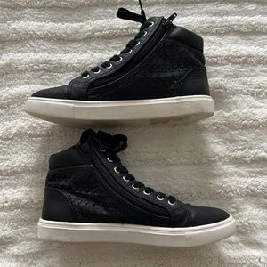 Steve Madden Black and White High-Tops